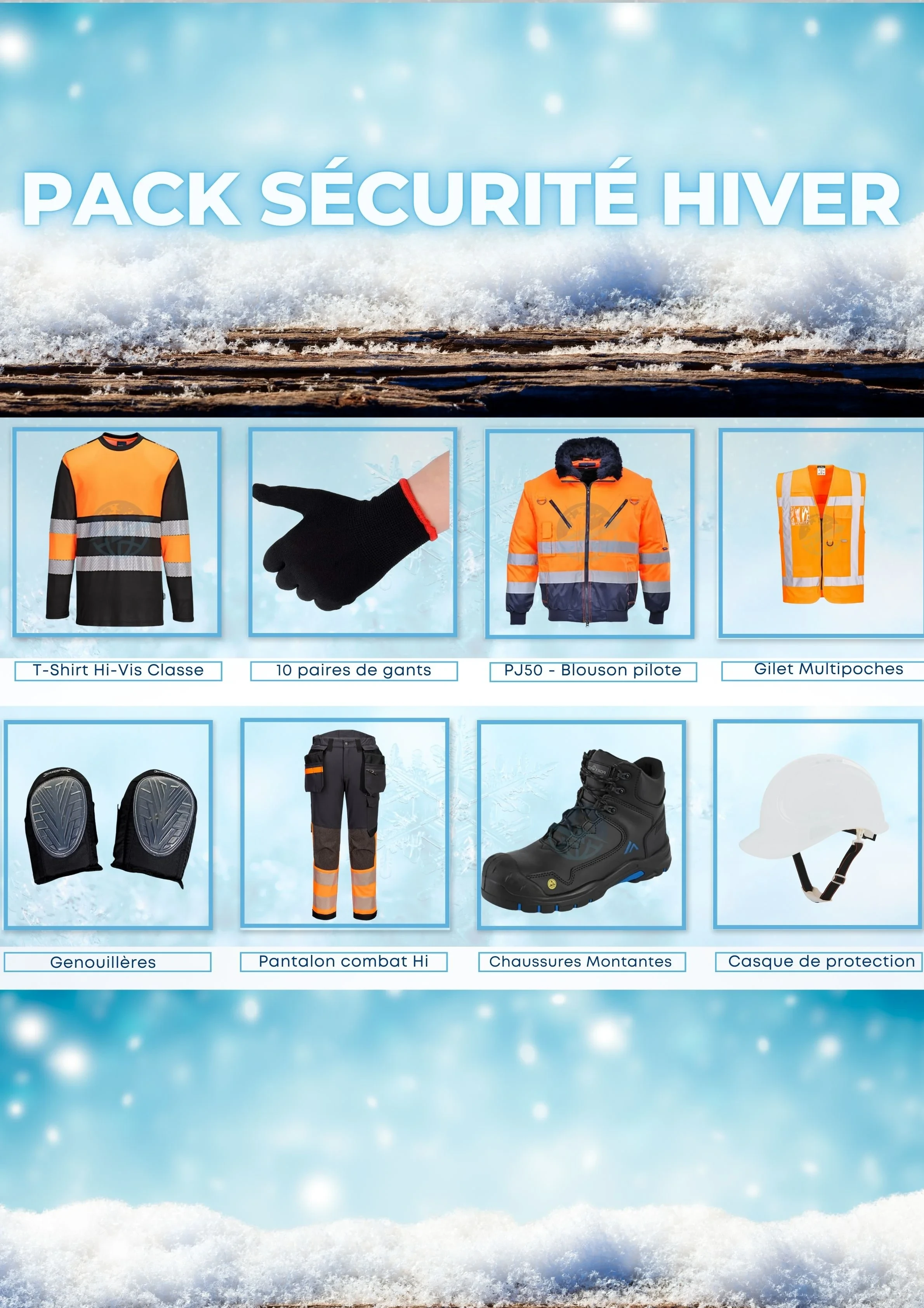 PACK SECURITE - VETEMENTS HIVER
